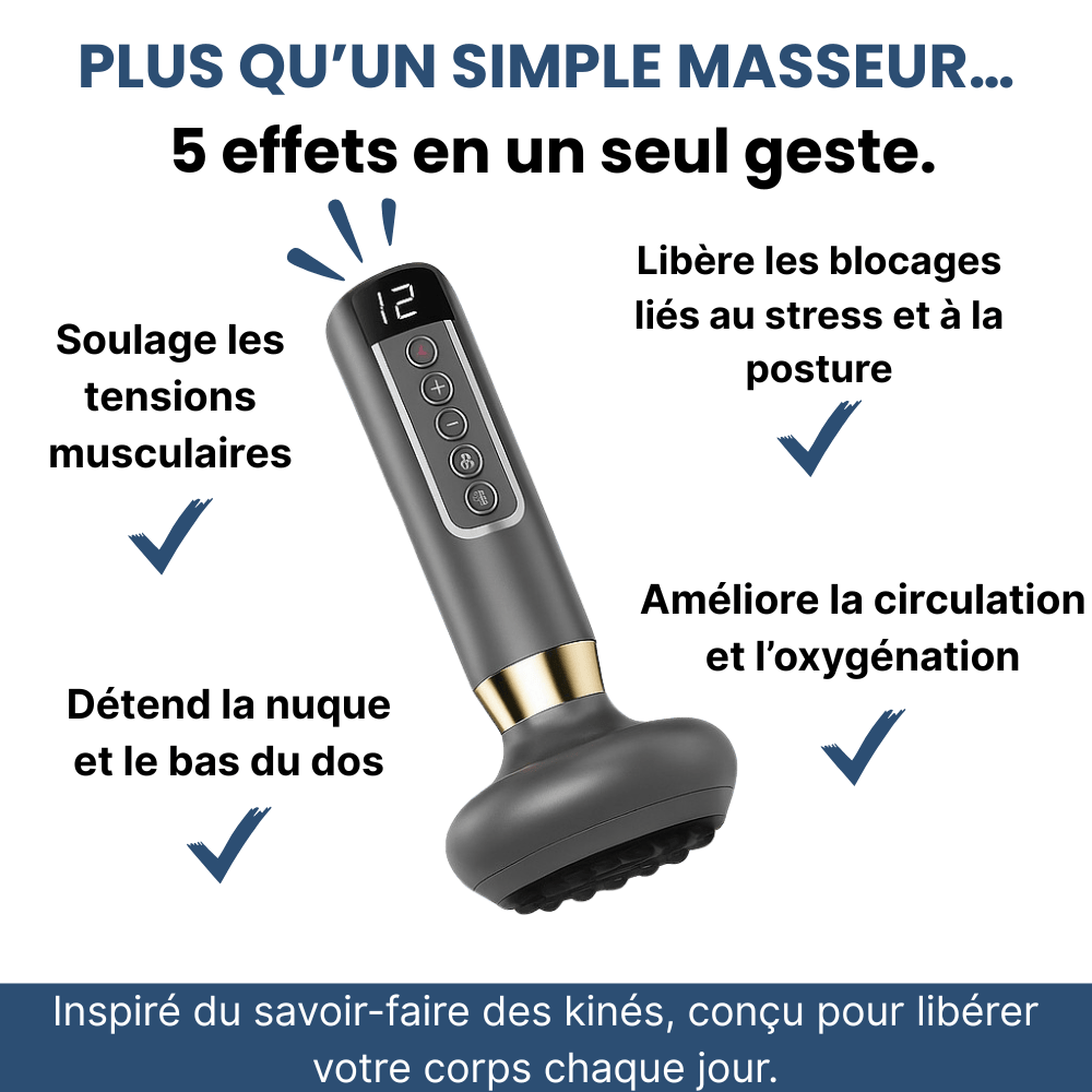 Masseur à ventouse chauffant